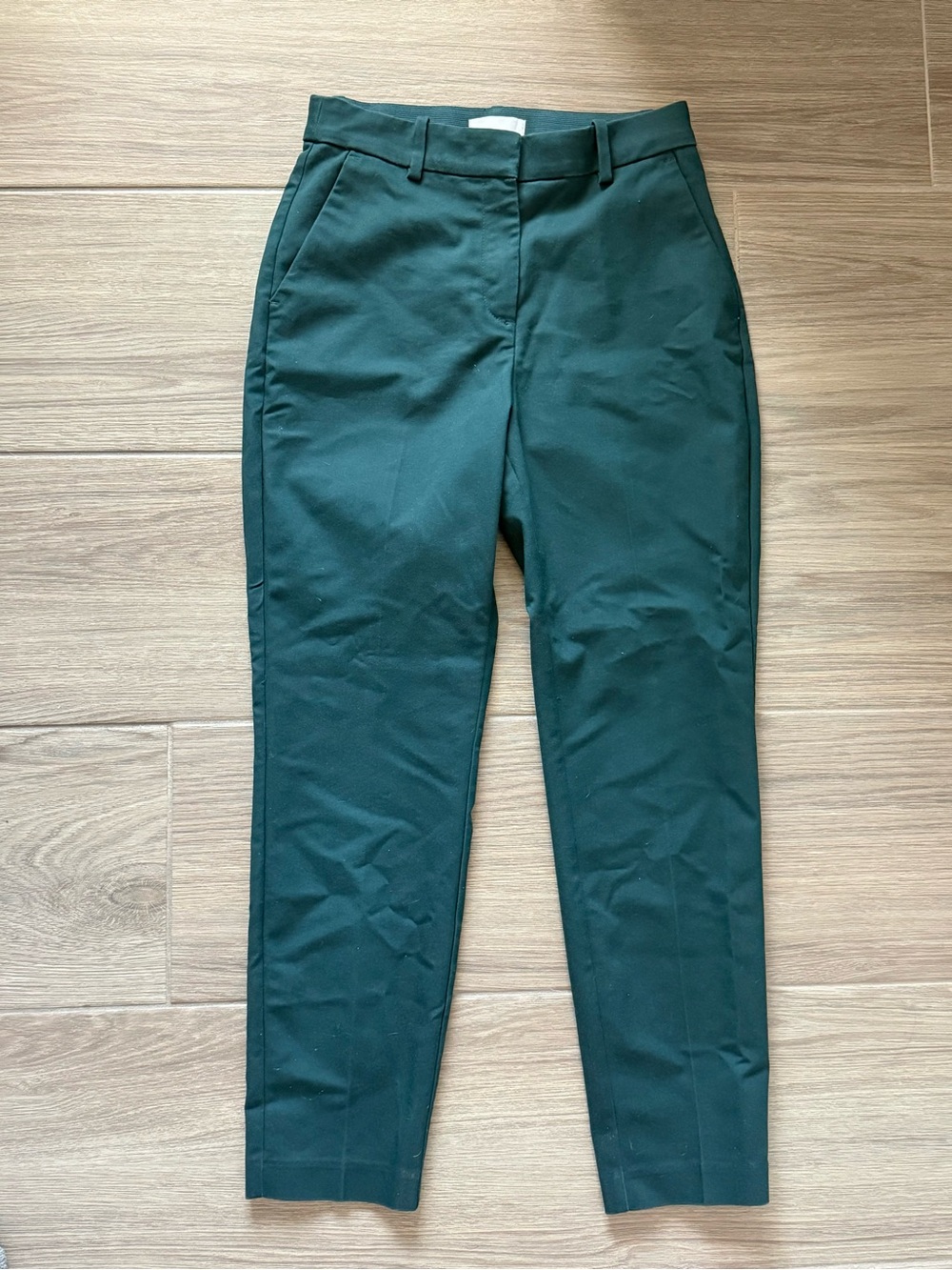 H&M Women's Forest Green Tailored Work Pants